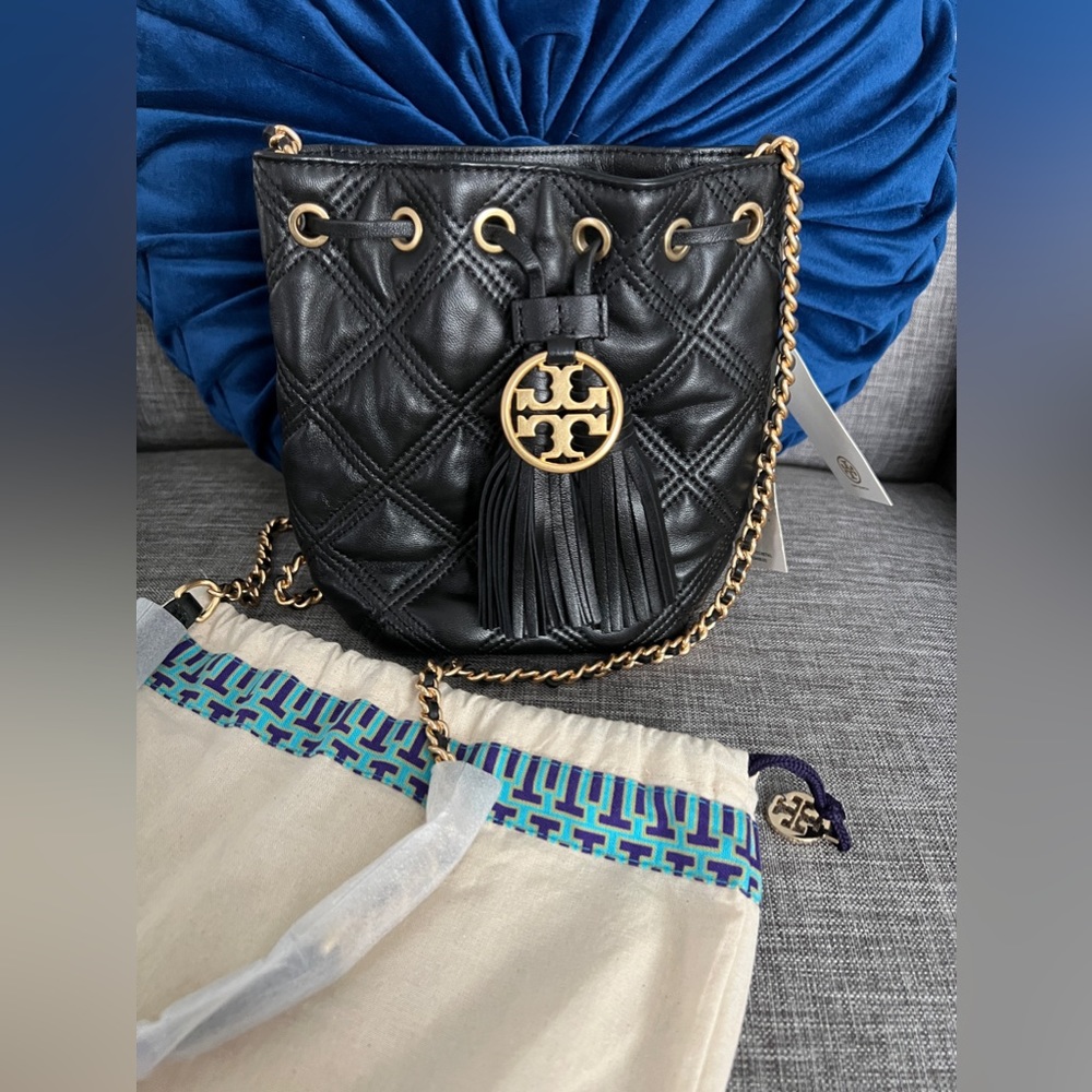Tory Burch Fleming Soft Mini Bucket Bag